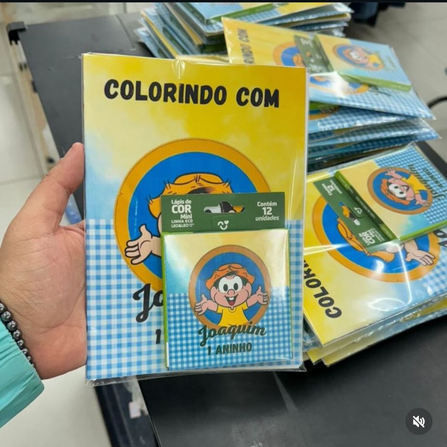 Kit Colorir com Lápis